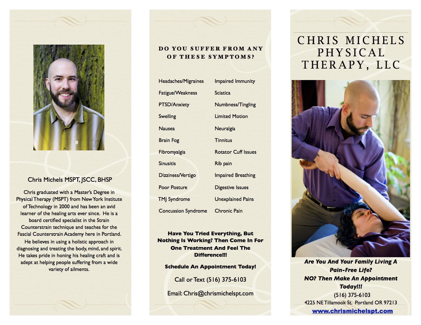 Chris-Michels-PT-Brochure - Chris Michels Physical Therapy